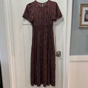 Gomorn Floral Print Women's Dress Size Medium